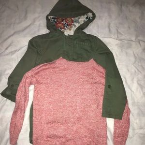 Crazy 8 Jacket M (7/8) / Old Navy Sweater M (8)